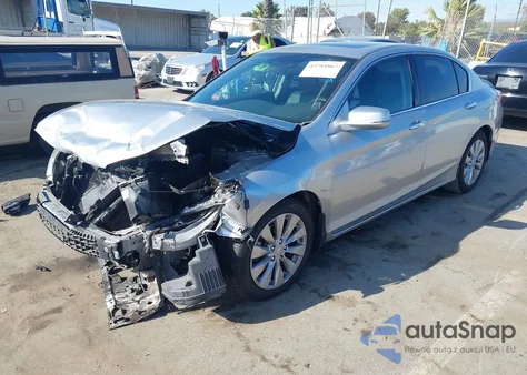 2014 Honda Accord Ex-L V-6 from USA, damaged, VIN 1HGCR3F82EA012588